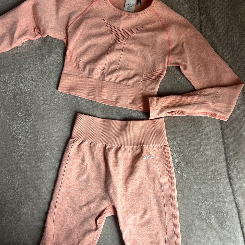 AYBL Peach Athletic Set